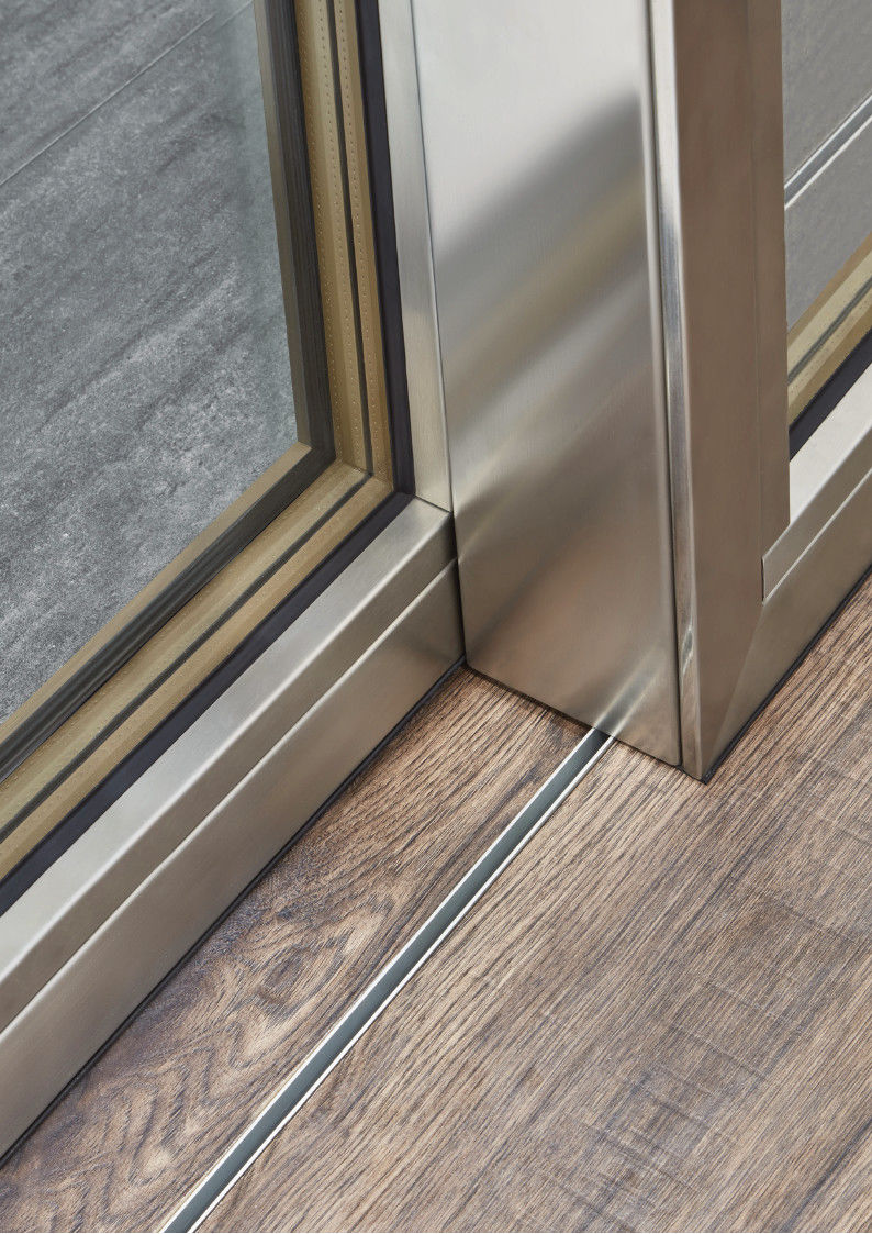 Vertical Frame Detail of Lift-Slide Door System