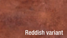 Reddish corten steel variant for modern and high-end doors and windows